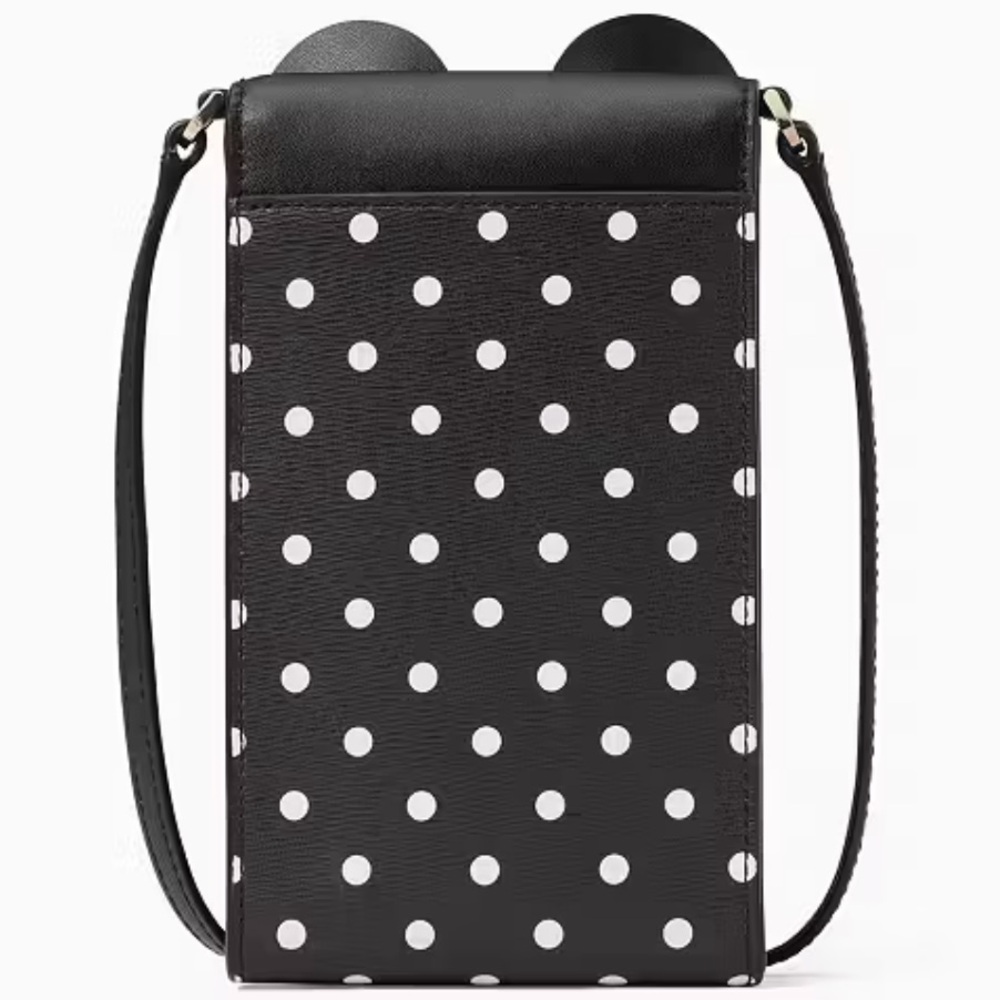 Disney X Kate Spade Minnie Mouse North South Flap Phone Crossbody & Card Holder - Picture 8 of 14